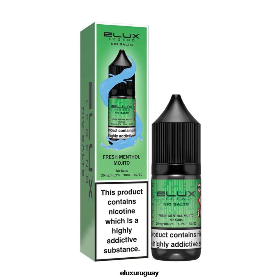 Elux Legend sal nic 10ml mojito mentolado fresco RR86T69 - Elux Uruguay