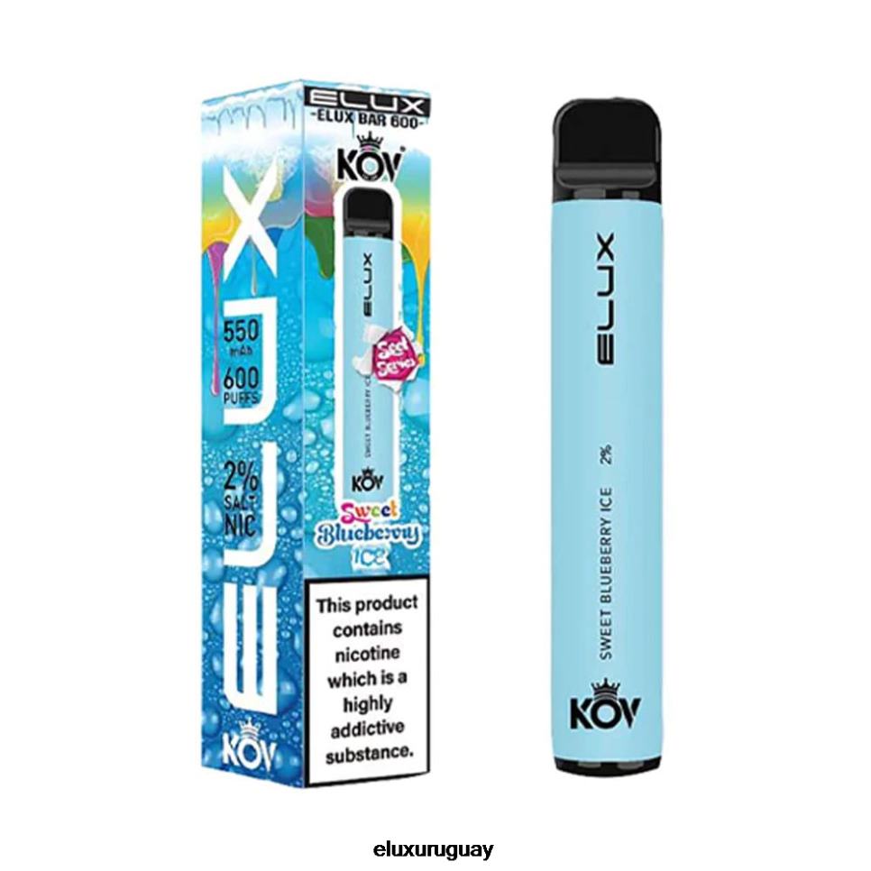 Elux Bar vape desechable serie dulce hielo de arándano dulce RR86T109 - Elux Uruguay