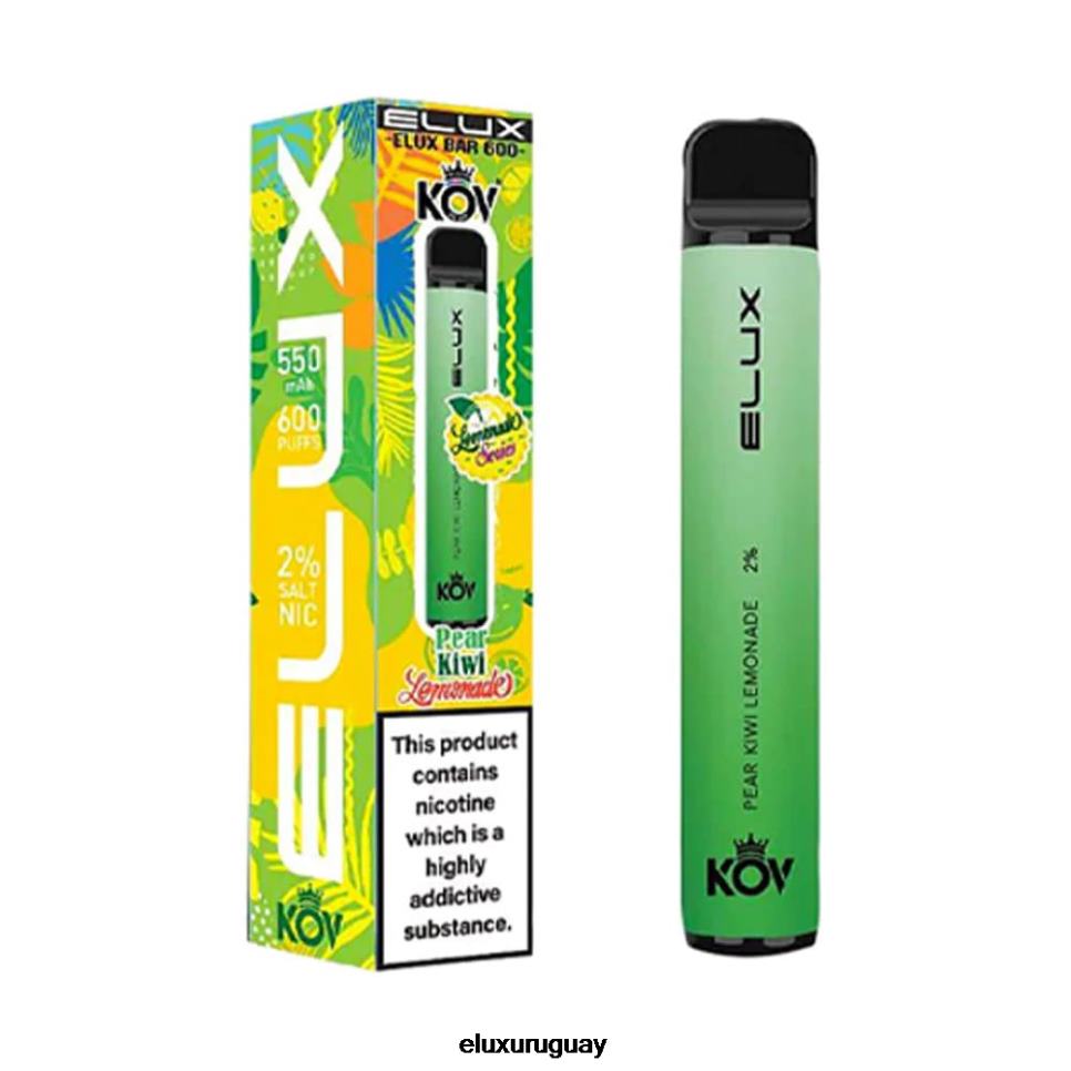 Elux Bar vape desechable serie limonada limonada de pera y kiwi RR86T79 - Elux Uruguay