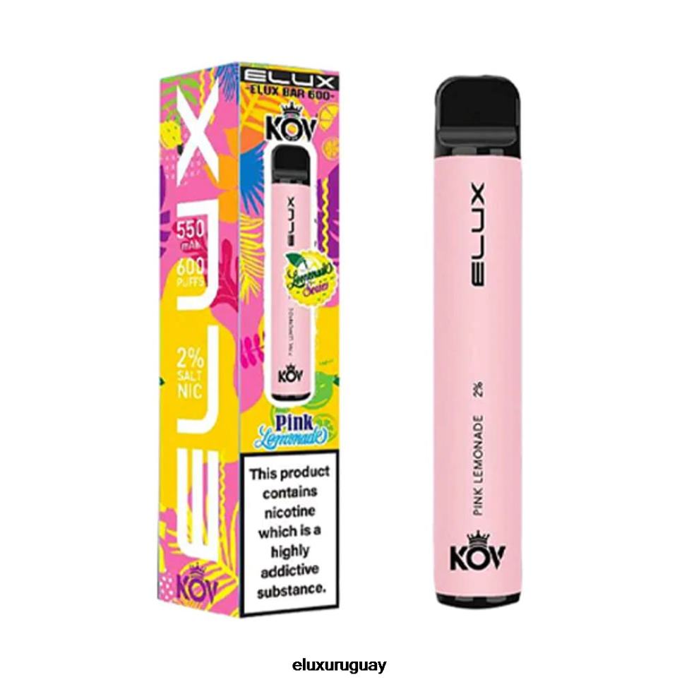 Elux Bar vape desechable serie limonada limonada rosa RR86T104 - Elux Vape Near Me