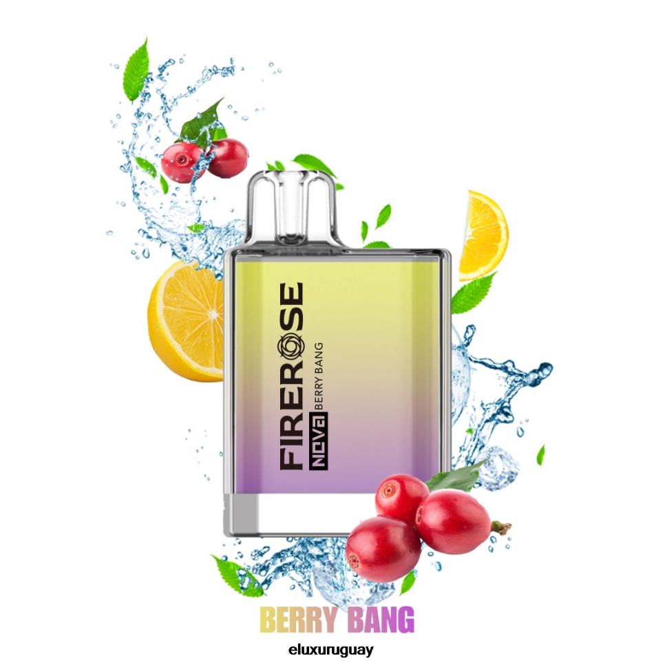 Elux Firerose Nova Vape disponible de 600 inhalaciones explosión de bayas RR86T18 - Elux Amazon Uruguay