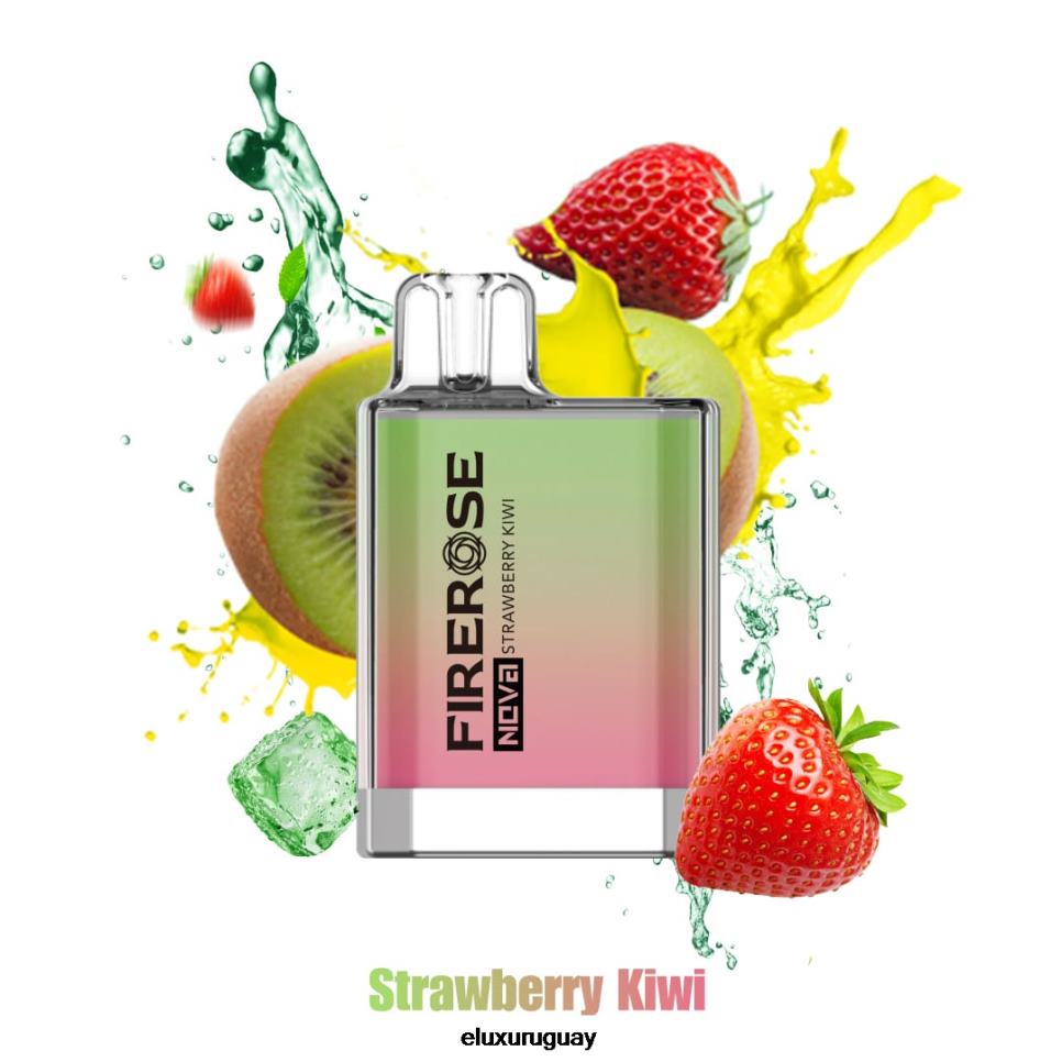 Elux Firerose Nova Vape disponible de 600 inhalaciones kiwi fresa RR86T25 - Elux Vape Review